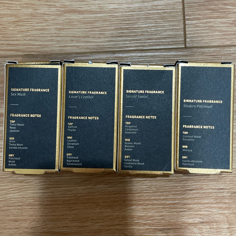 Cyklas Oil Set - Gold and Black - Picture 2 of 2